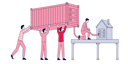 Ekibin server-side platformda container kurulumu yapıp birinci taraf routing hattını bağladığı sahne