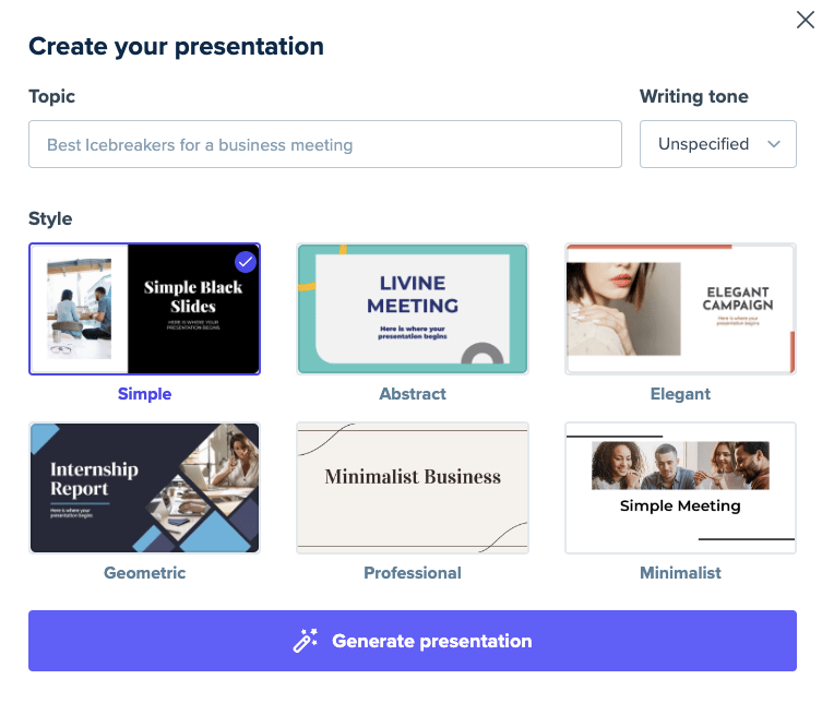 slides.go kullanımı