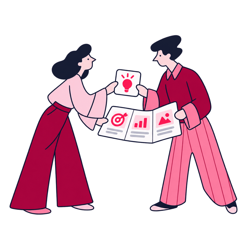 Two people shaking hands on the start of the work