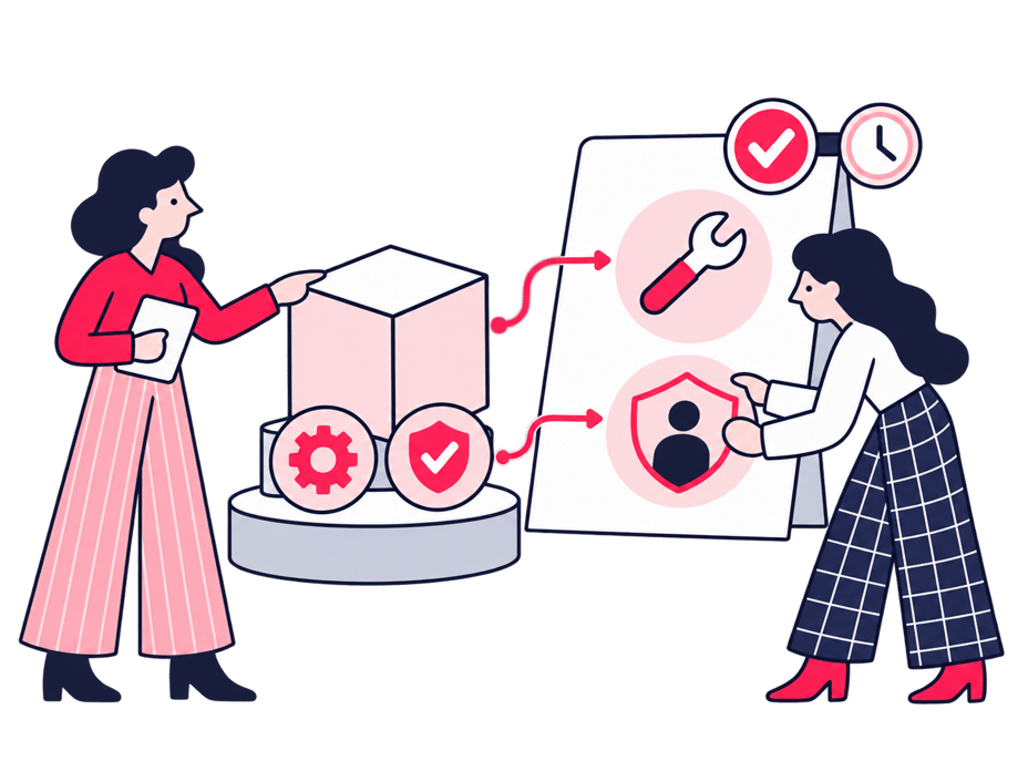 Writer cross-checking product specifications against support questions before drafting copy