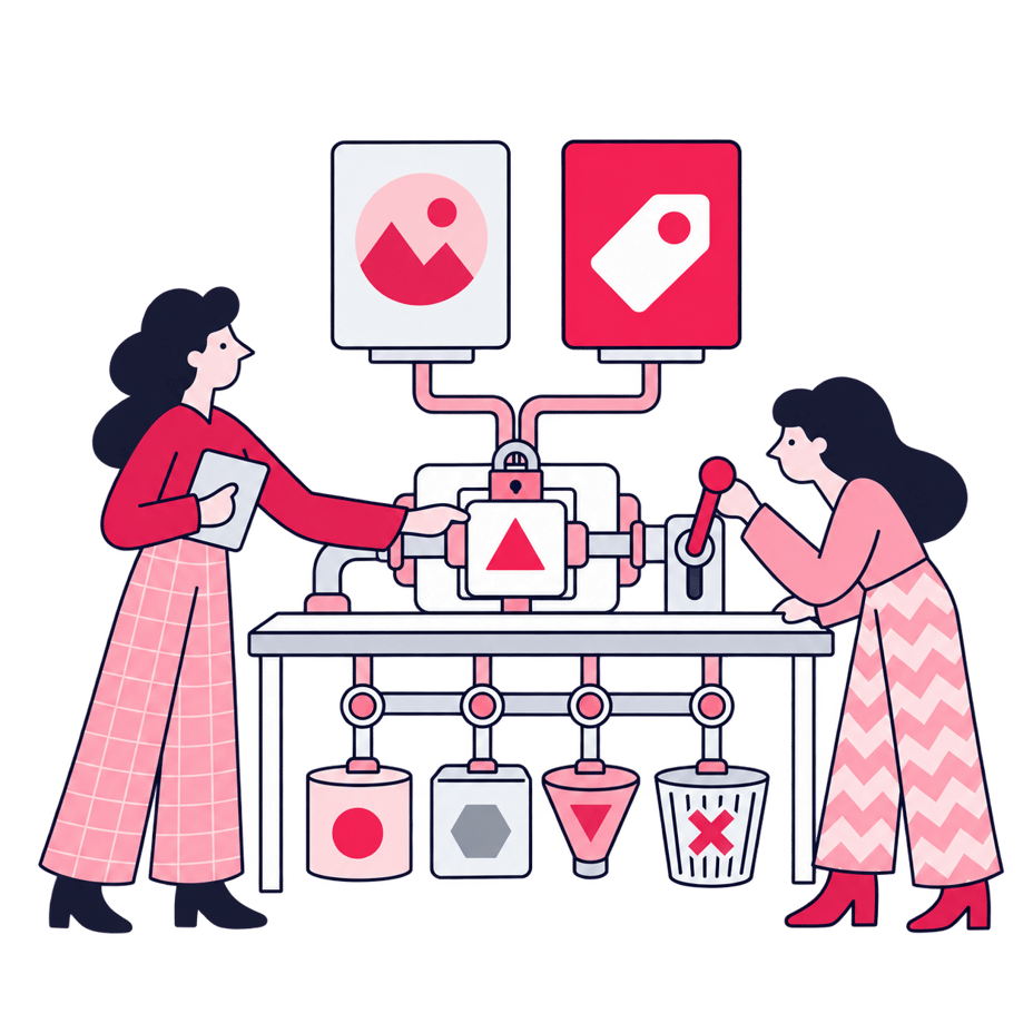 Bir test tezgâhında iki açılış sayfası varyantını karşılaştıran dönüşüm optimizasyonu uzmanı