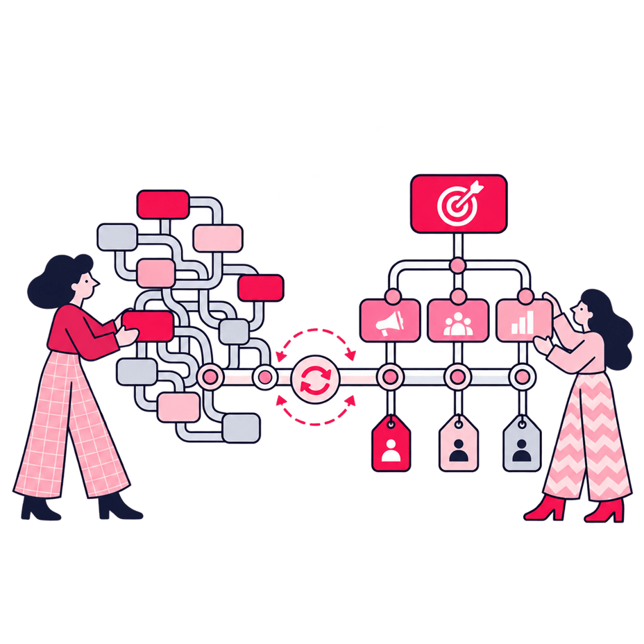 Dağınık bir hesap yapısını tema bazlı, düzenli kampanya ve reklam grubu bloklarına çeviren bir stratejist