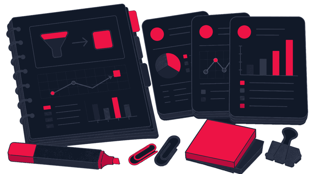 A transformation specification beside a row of data dictionary cards