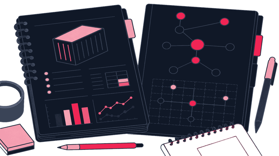 A server container runbook and an endpoint map laid out flat