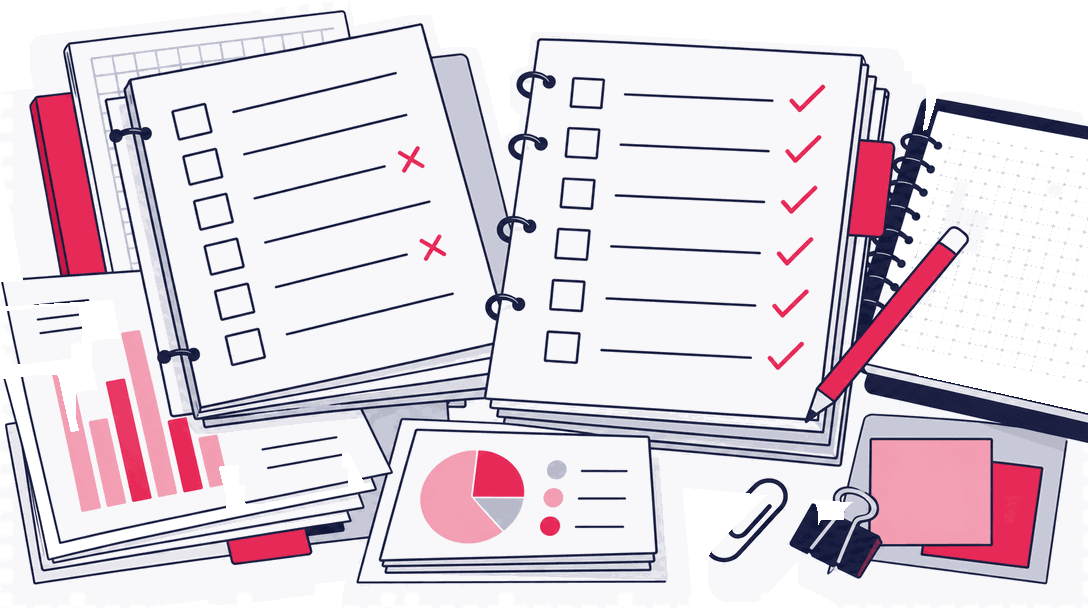 A cleanup ledger showing before-and-after tag inventory sheets side by side
