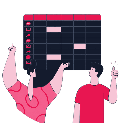 a social posting calendar