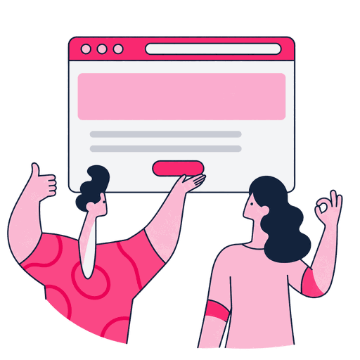 a landing page wireframe