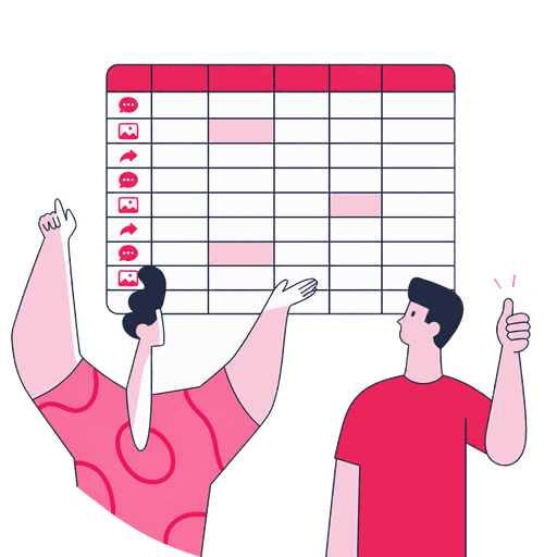a social posting calendar