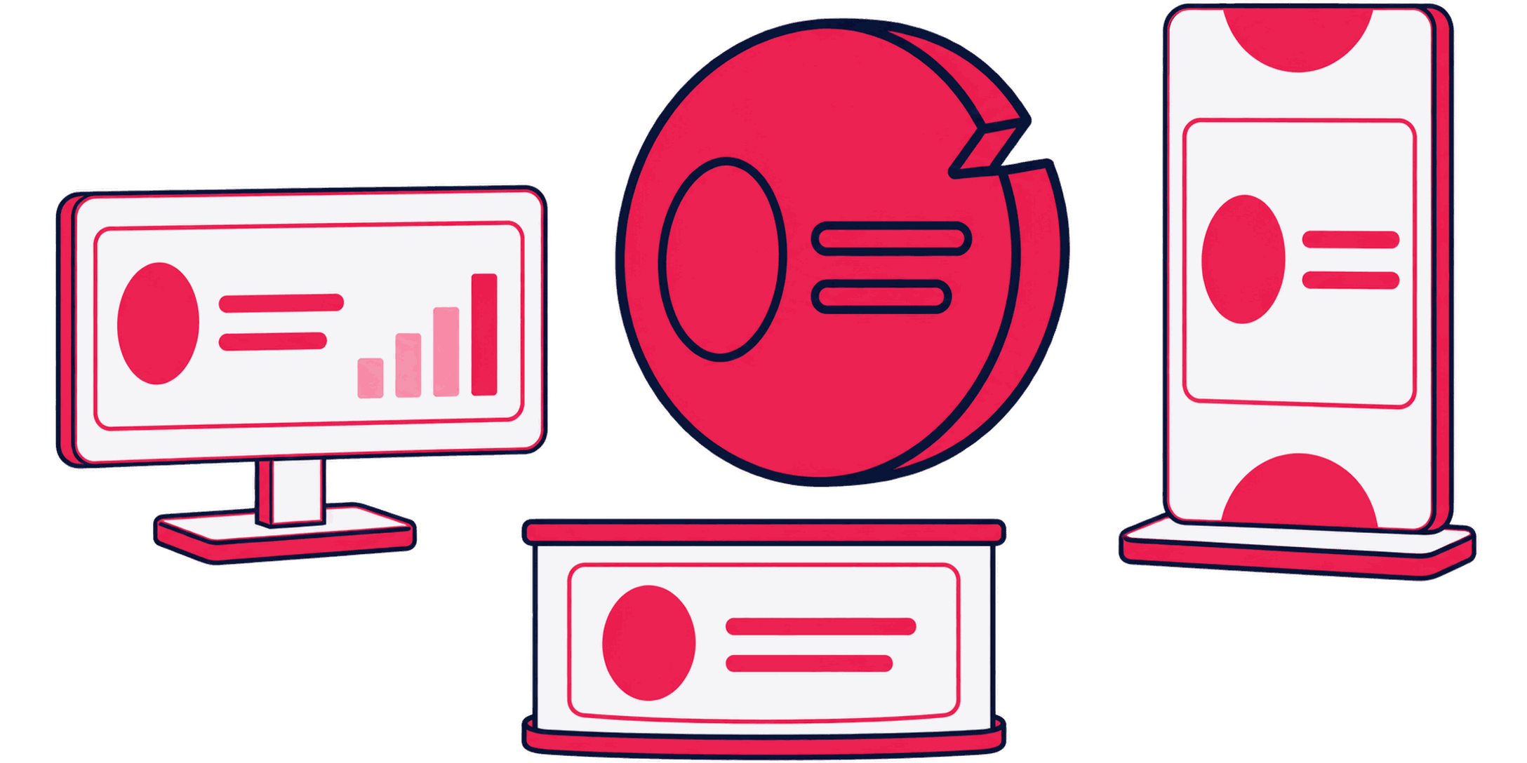 Several social ad dashboards reporting similar-looking wins with no shared source of truth behind them