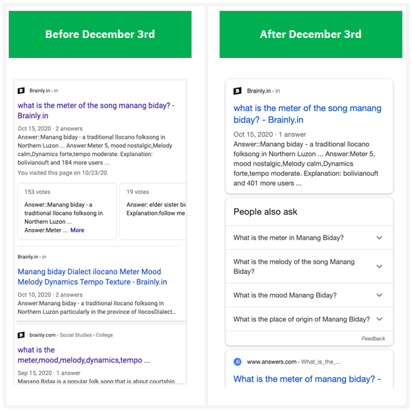 Google core update december 2020 3