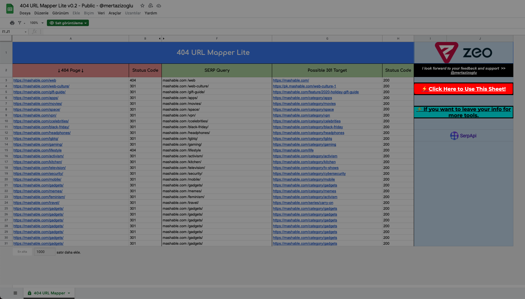 404 url mapper lite2