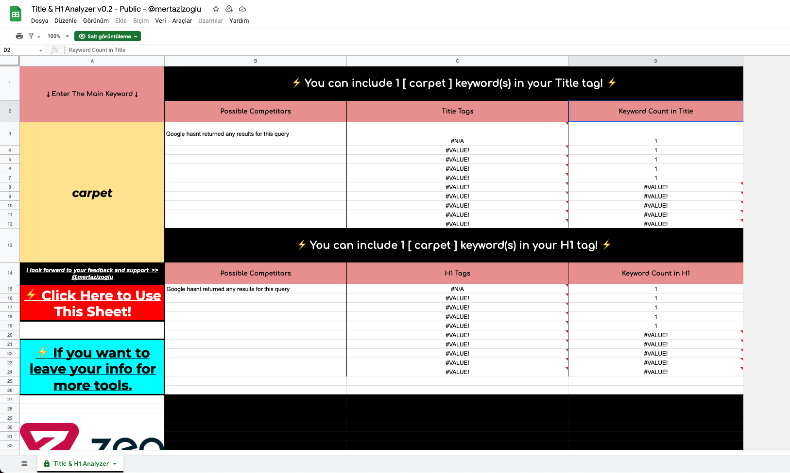 Title and h1 analyzer1