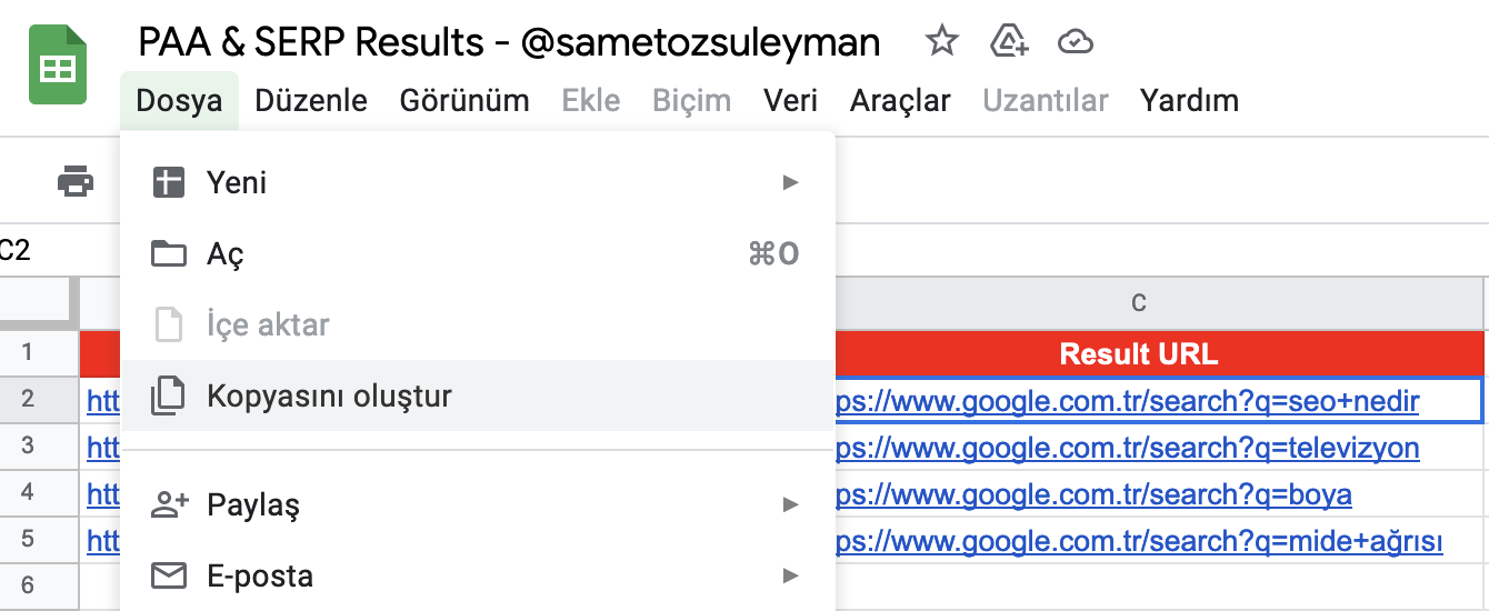 Kullanicilar bunlari da sordu paa samet27