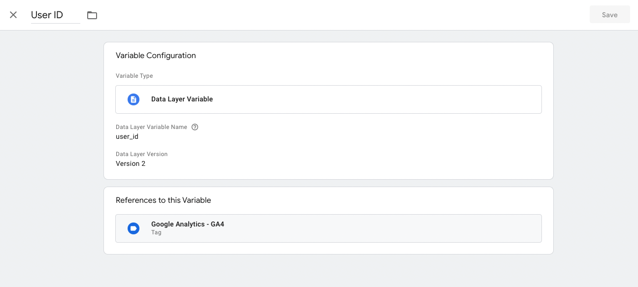 How to send user id to google analytics 4 user id variable