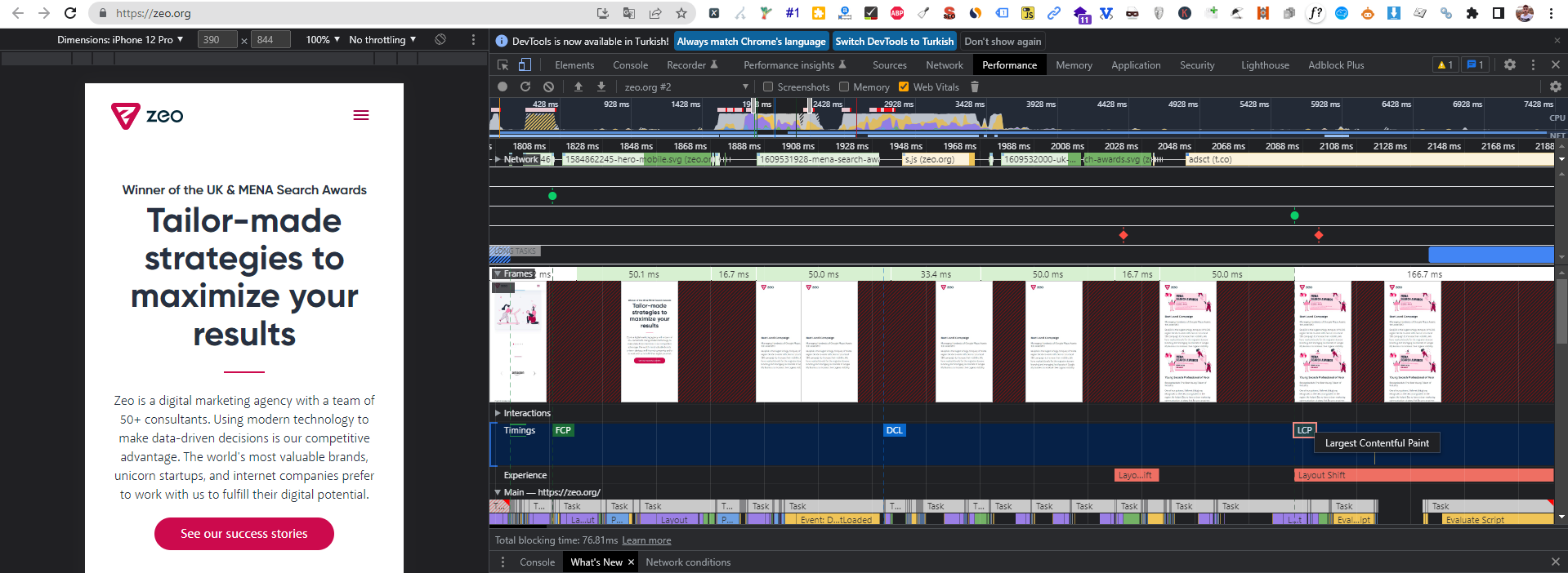 Chrome devtools