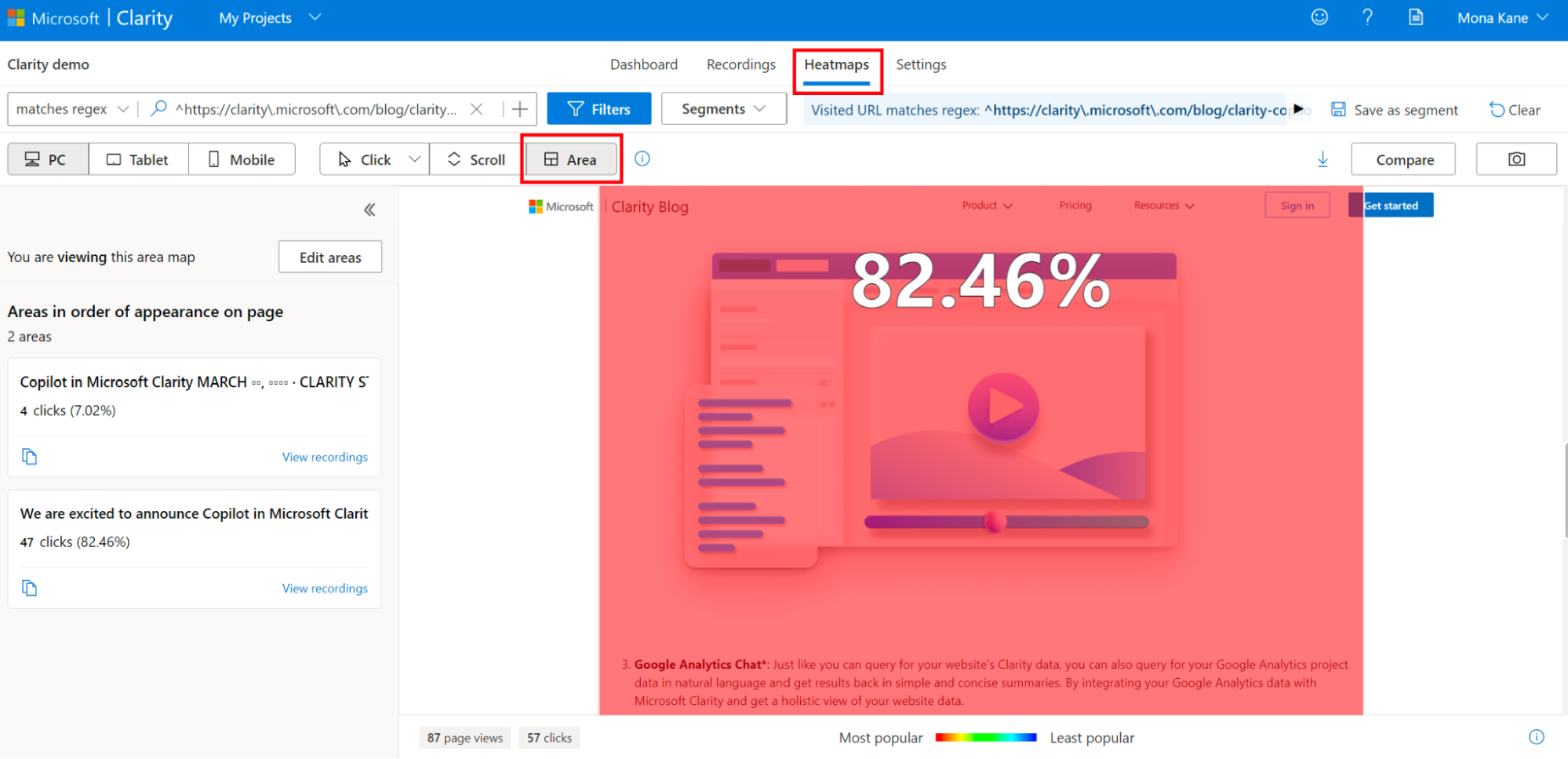 Microsoft clarity3
