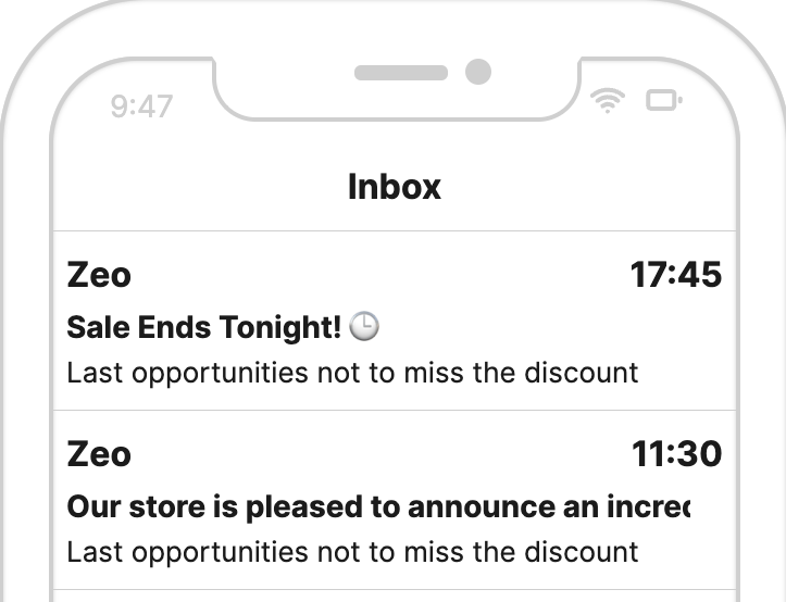 A b test emailing