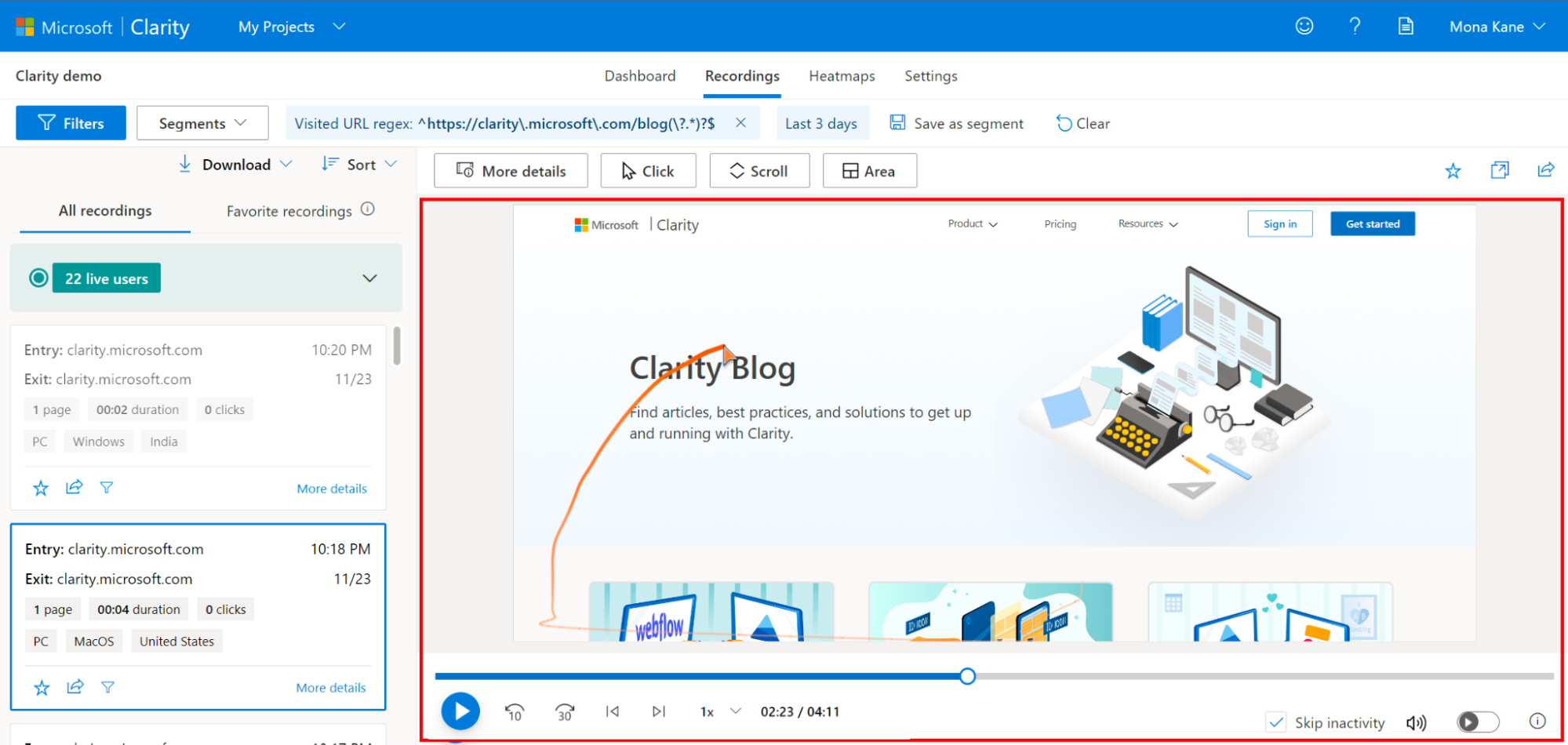 Microsoft clarity14
