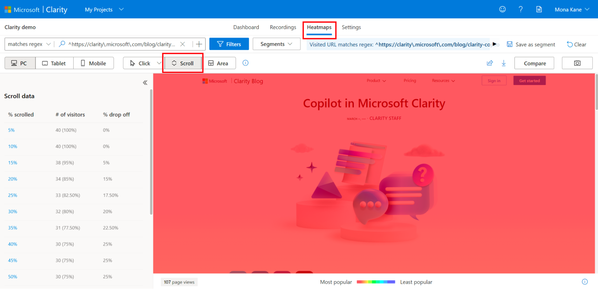 Microsoft clarity9