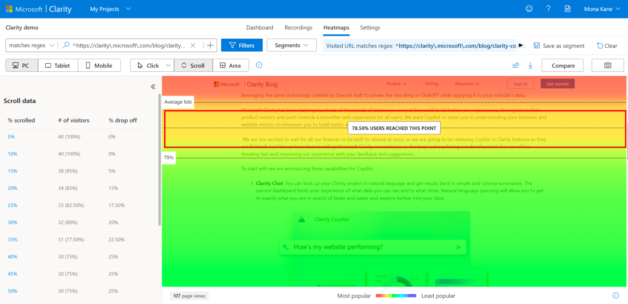 Microsoft clarity6