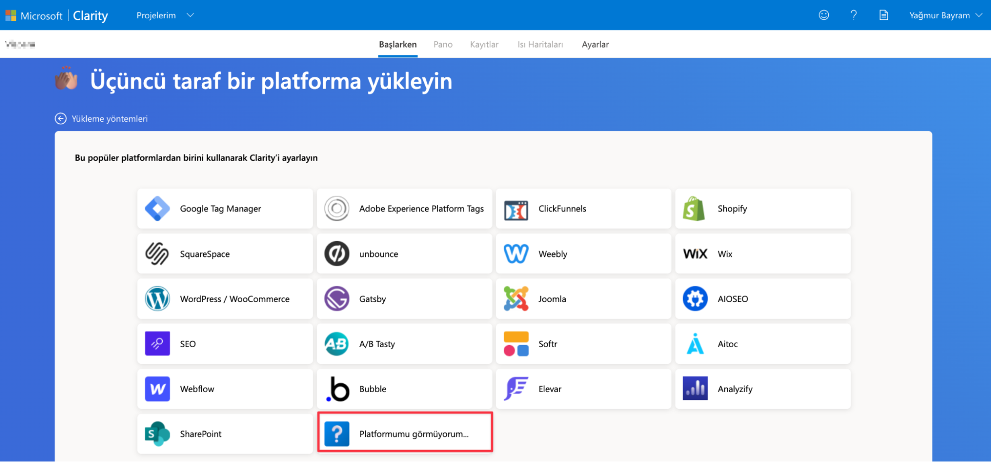 Microsoft clarity11