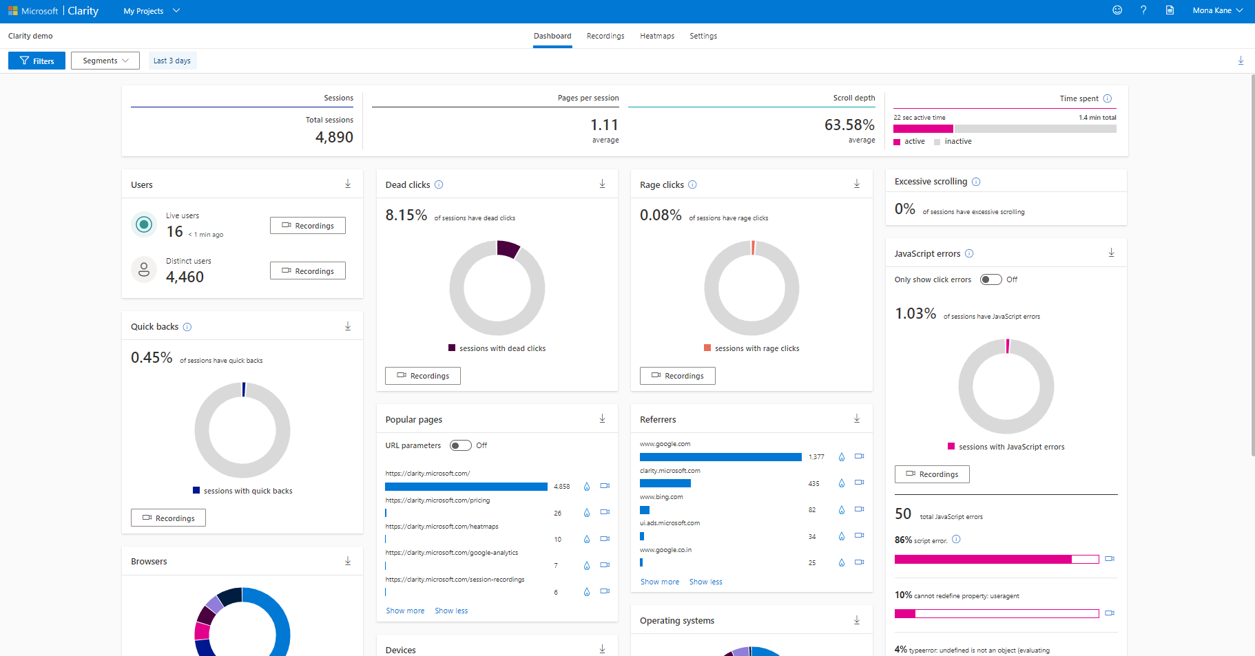 Microsoft clarity13
